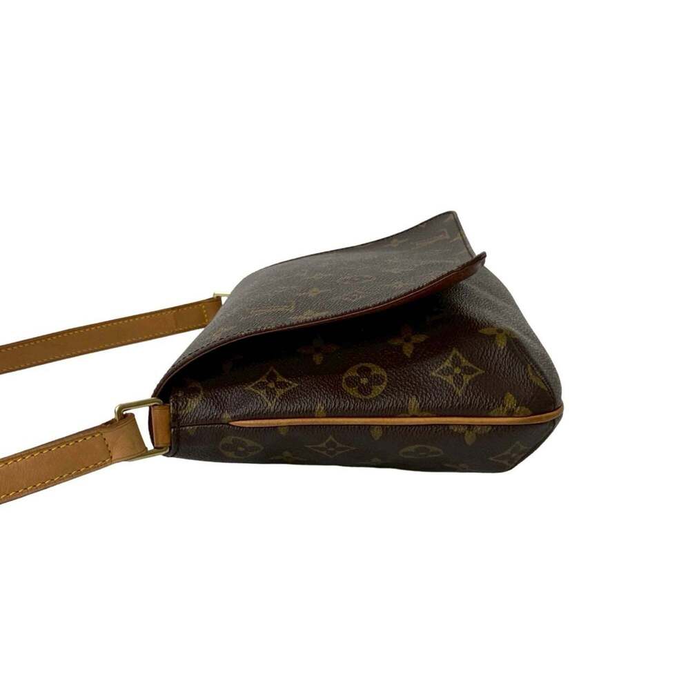 LOUIS VUITTON Authentic Brown Monogram Leather Shoulder Bag - Picture 5 of 10